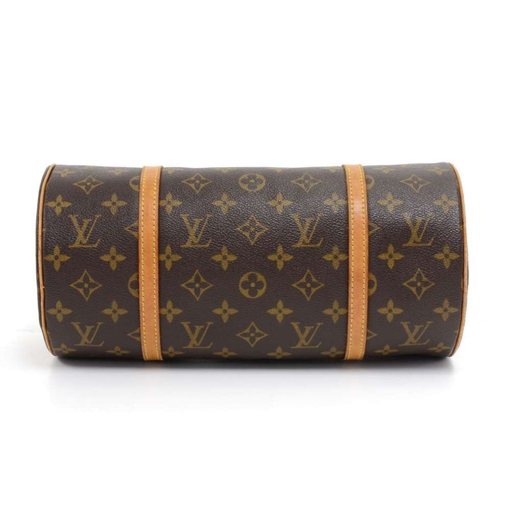 papillon 30 monogram canvas handbag with pouch