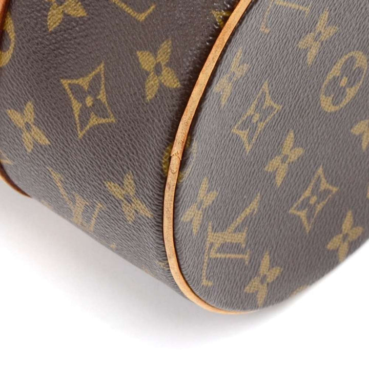 papillon 30 monogram canvas handbag with pouch