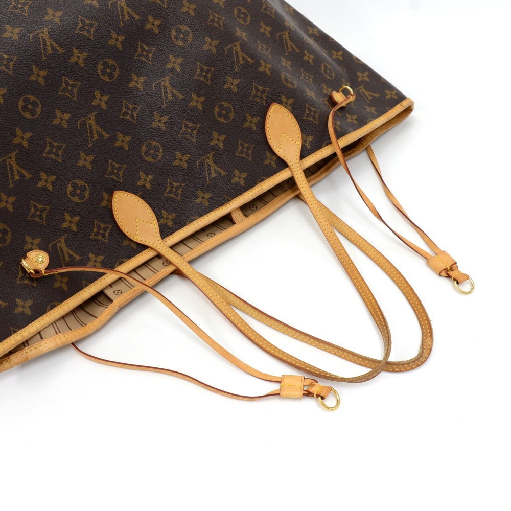neverfull gm monogram canvas shoulder bag