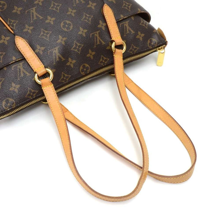 totally pm monogram canvas shoulder bag