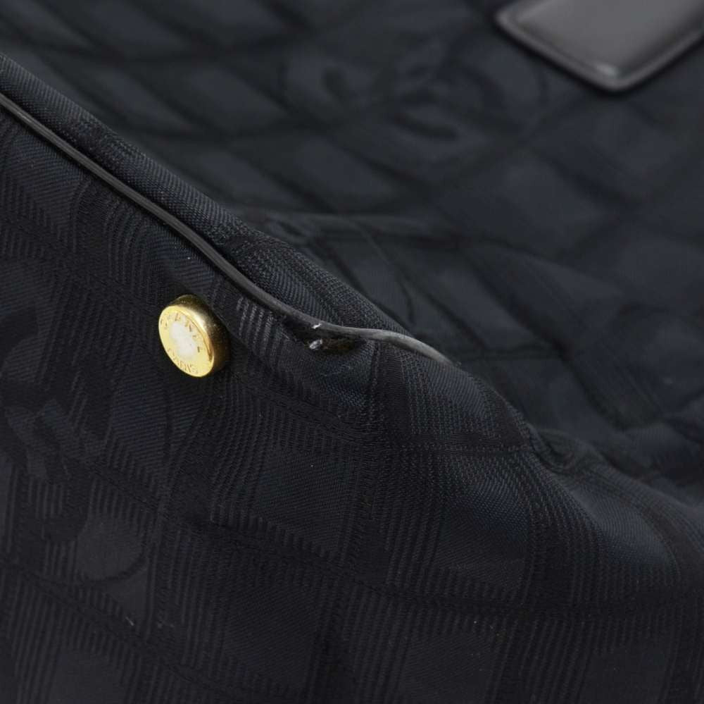 travel ligne nylon jacquard tote bag
