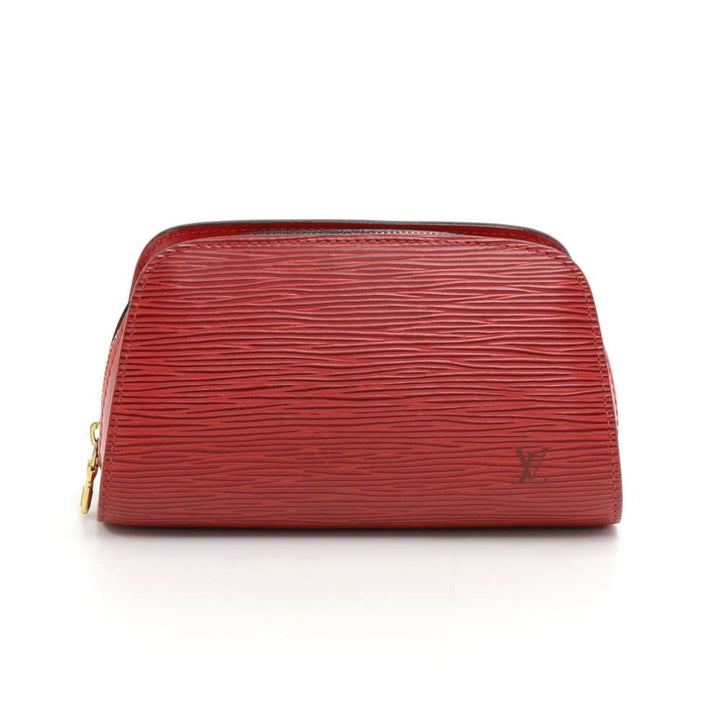 dauphine epi leather cosmetic pouch