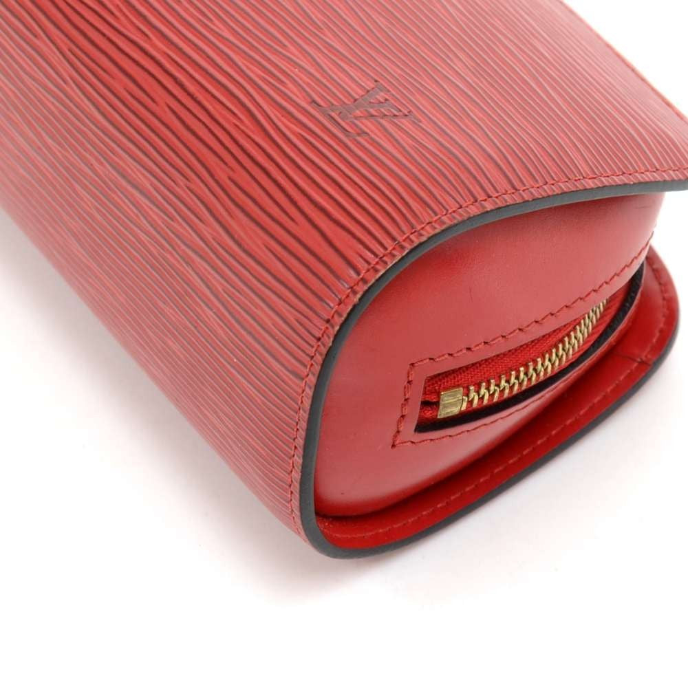 dauphine epi leather cosmetic pouch