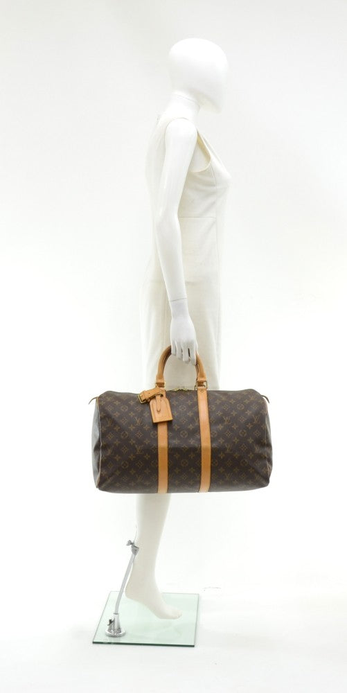 keepall 45 monogram canvas travel bag