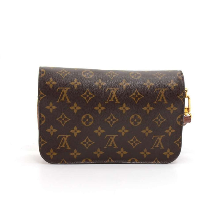 orsay monogram canvas clutch bag
