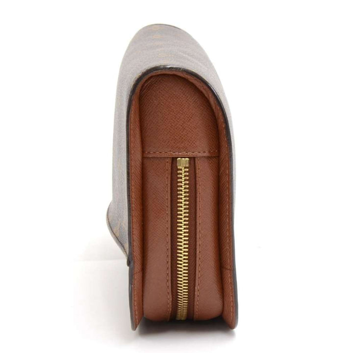 orsay monogram canvas clutch bag