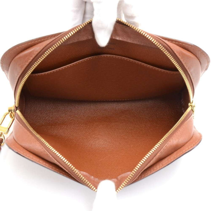orsay monogram canvas clutch bag