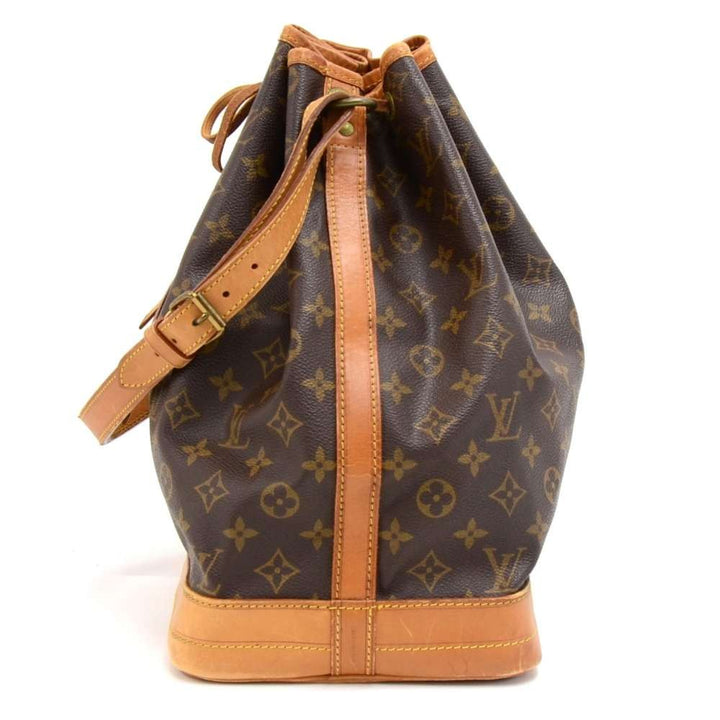 noe monogram canvas large shoulder bag