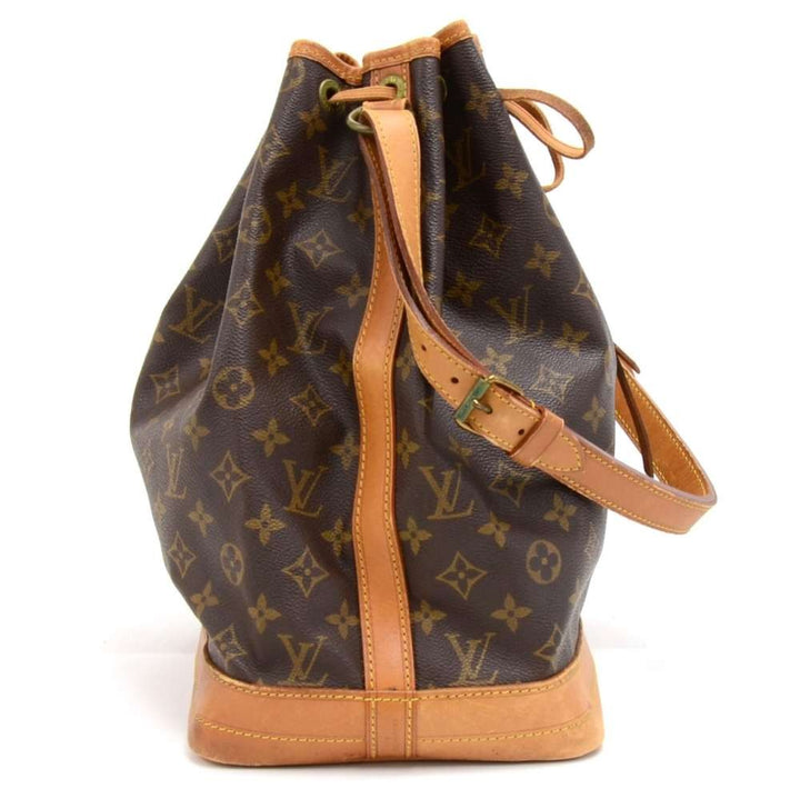 noe monogram canvas large shoulder bag