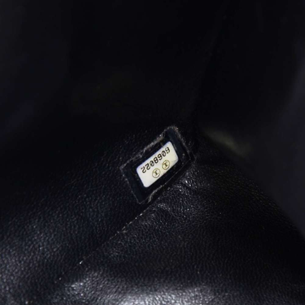jumbo smooth caviar leather tote bag