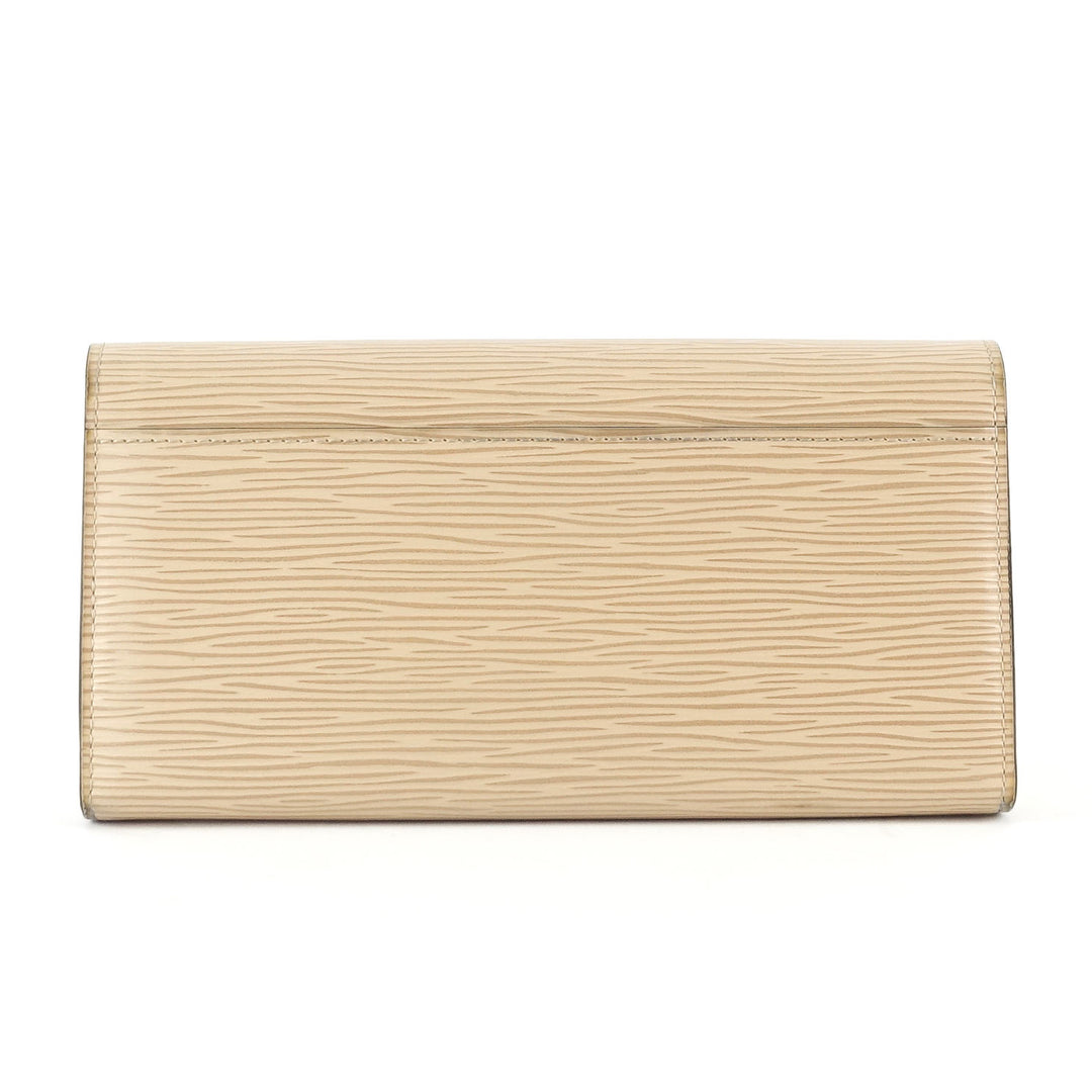 epi leather sarah wallet