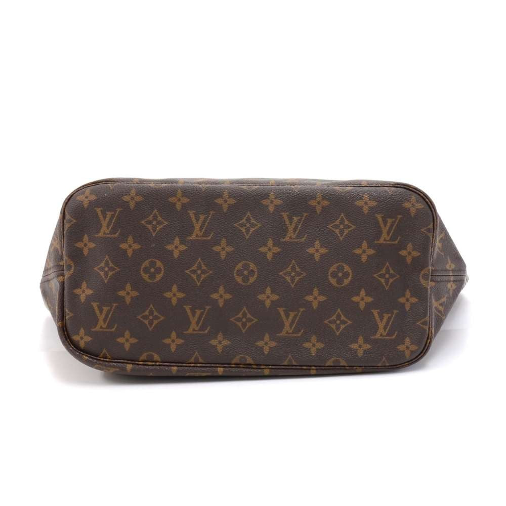 neverfull mm monogram canvas tote bag