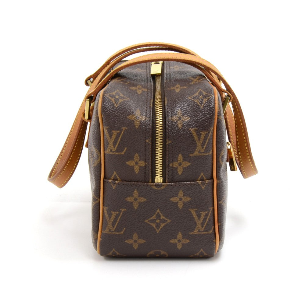 cite mm monogram canvas shoulder bag