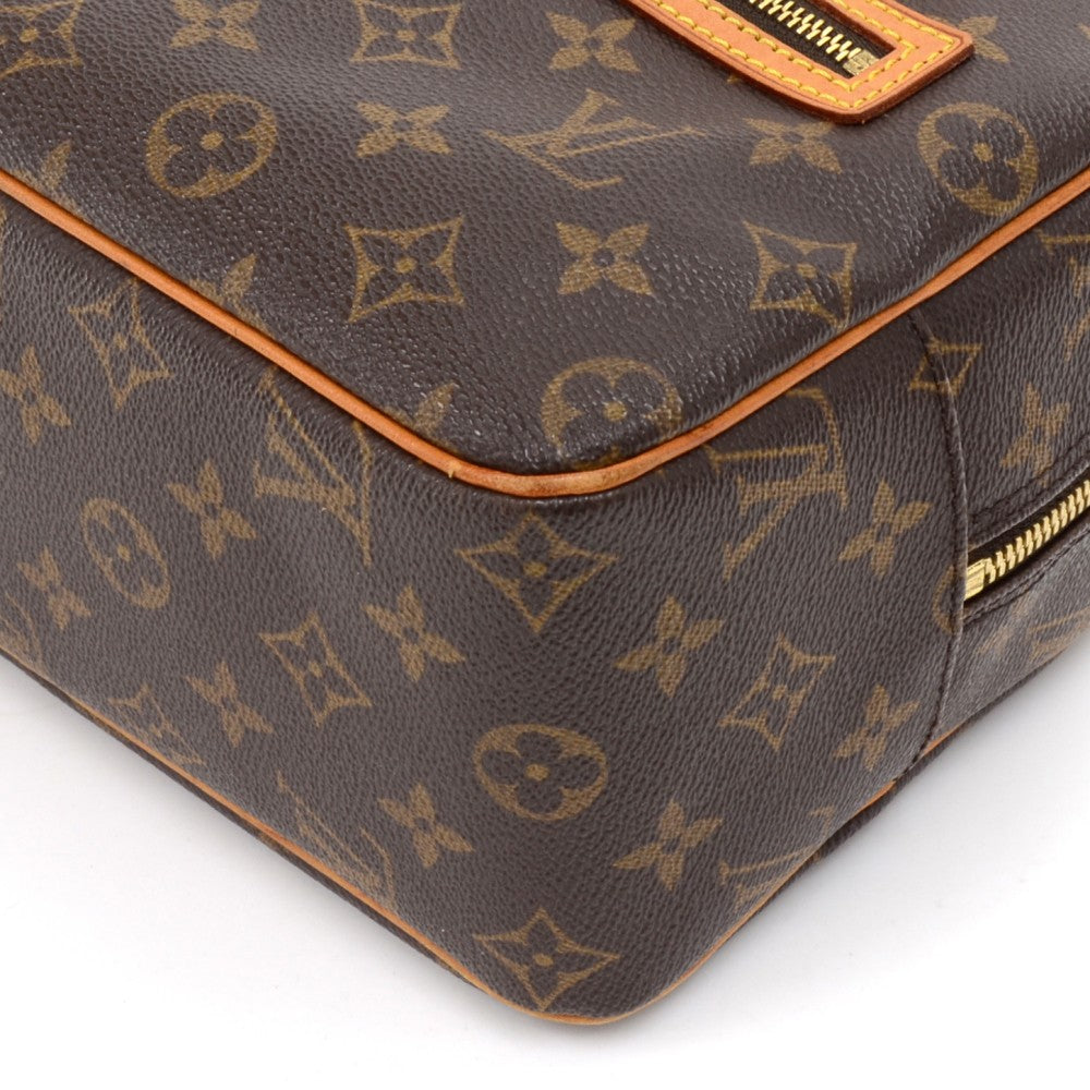 cite mm monogram canvas shoulder bag