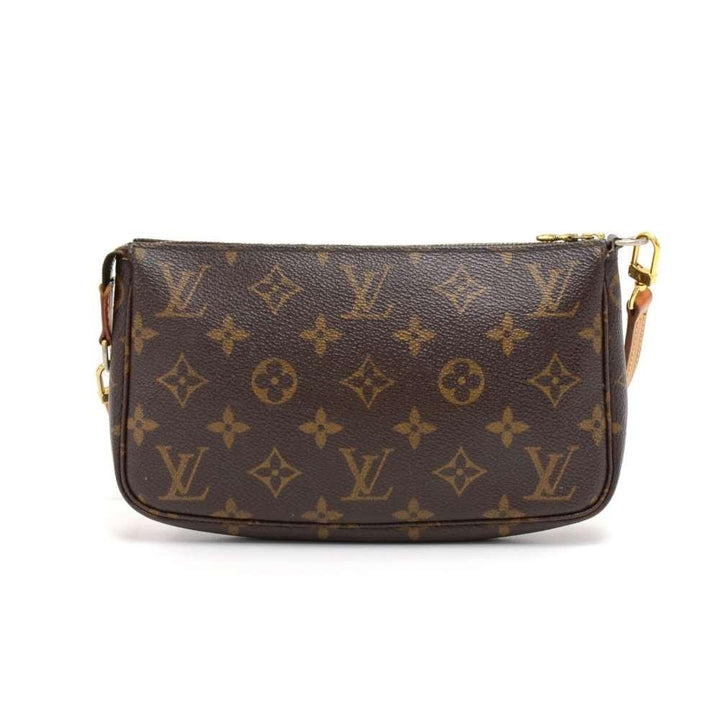 pochette accessoires monogram canvas bag with long strap