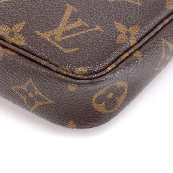 pochette accessoires monogram canvas bag with long strap