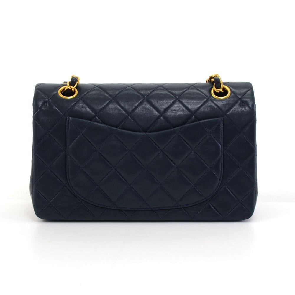 2.55 double flap quilted lambskin leather shoulder bag