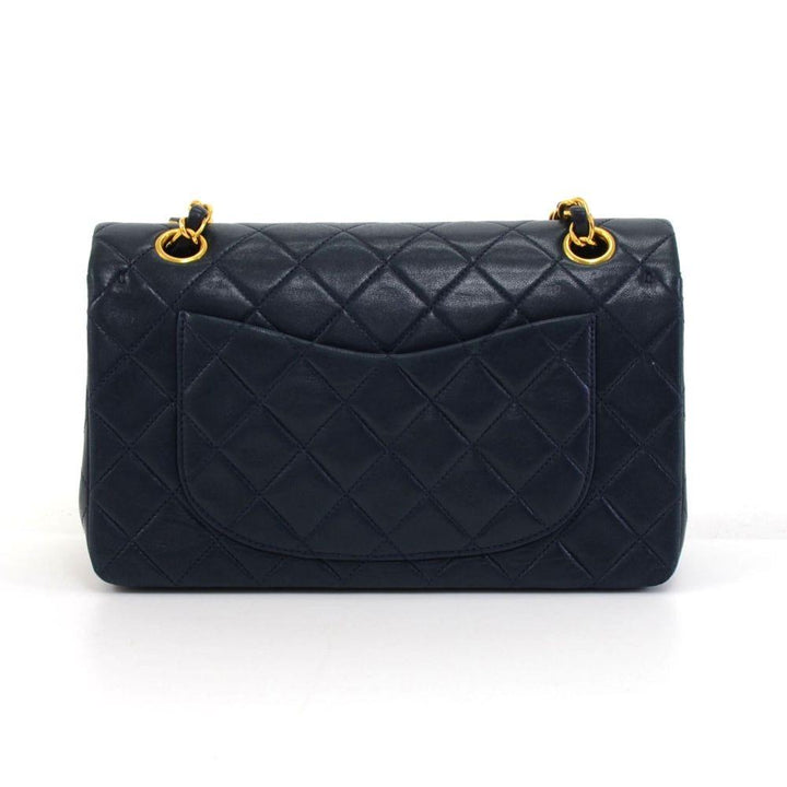 2.55 double flap quilted lambskin leather shoulder bag