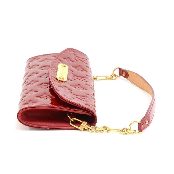 sunset boulevard monogram vernis leather shoulder bag