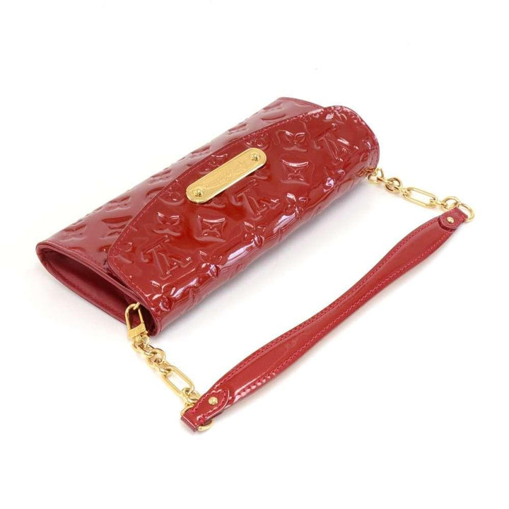 sunset boulevard monogram vernis leather shoulder bag