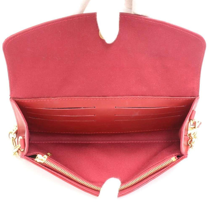 sunset boulevard monogram vernis leather shoulder bag