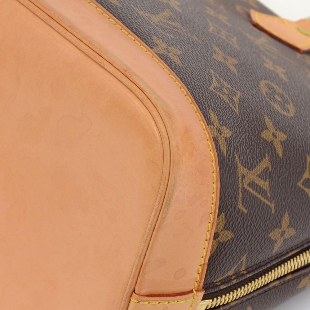 alma monogram canvas handbag