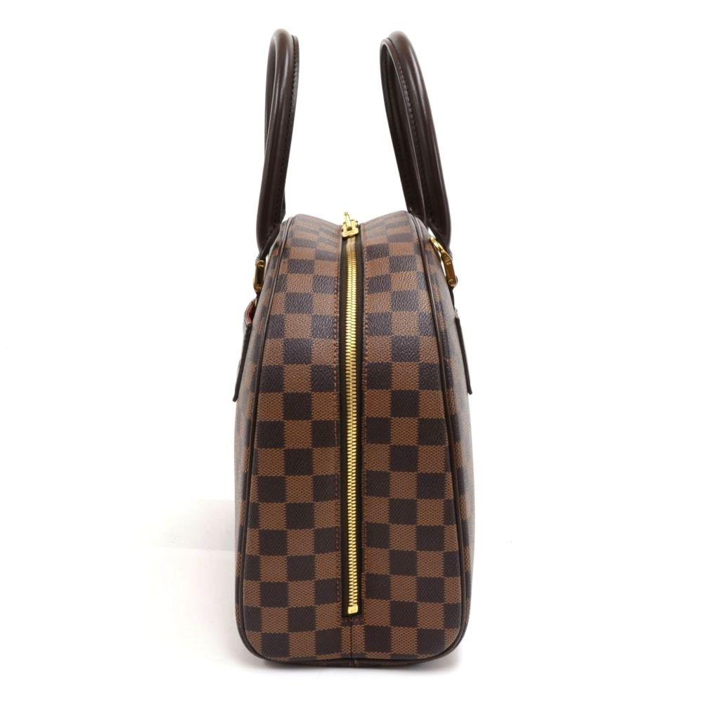 nolita damier ebène canvas handbag