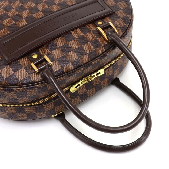 nolita damier ebène canvas handbag