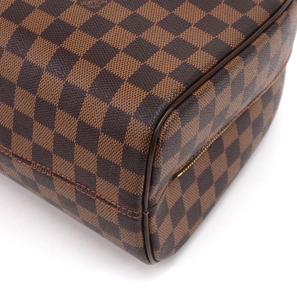 nolita damier ebène canvas handbag