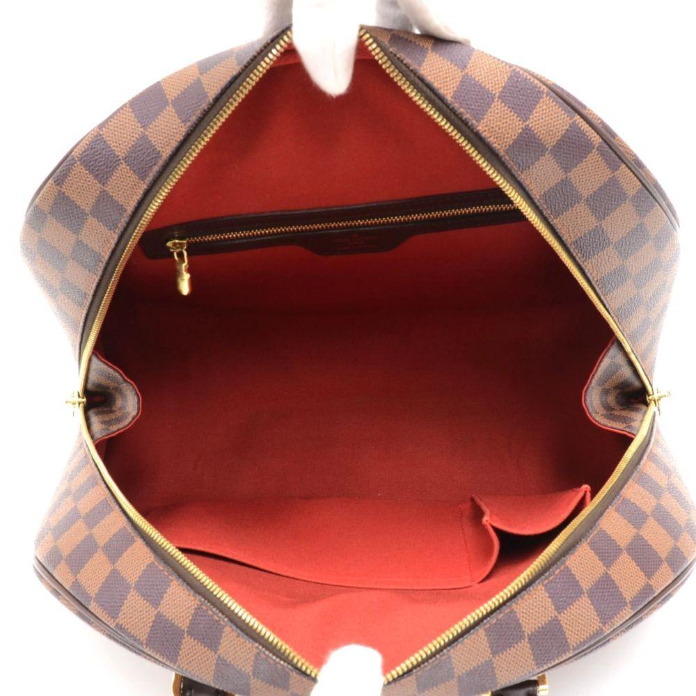 nolita damier ebène canvas handbag