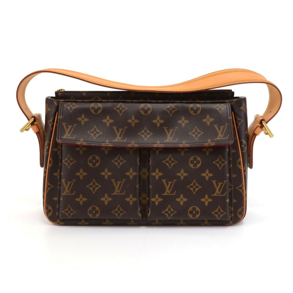 viva cite gm monogram canvas shoulder bag