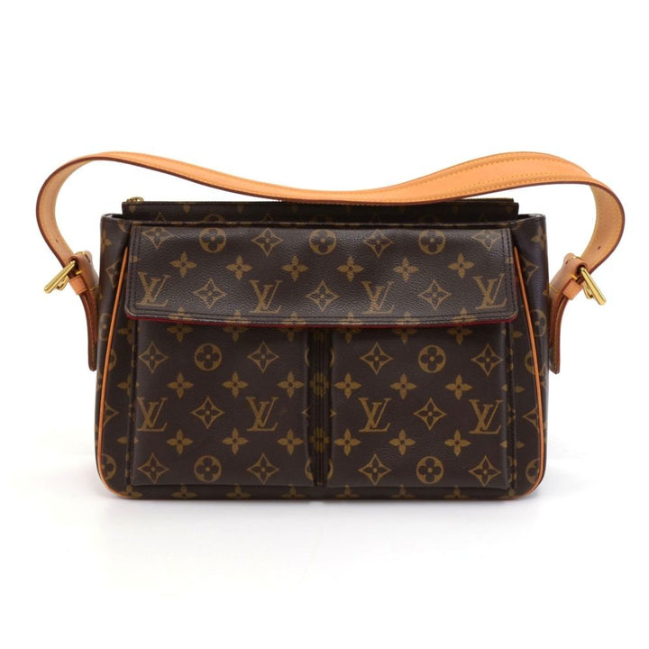 viva cite gm monogram canvas shoulder bag