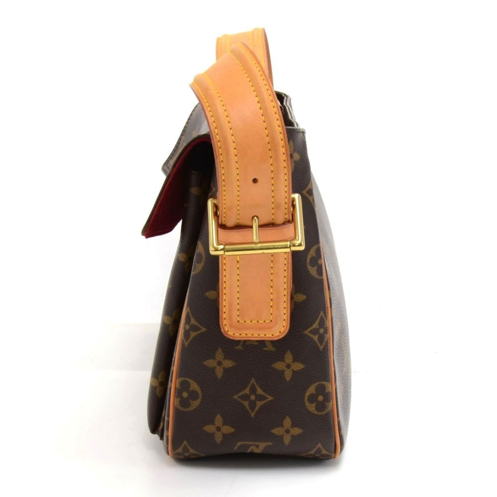 viva cite gm monogram canvas shoulder bag