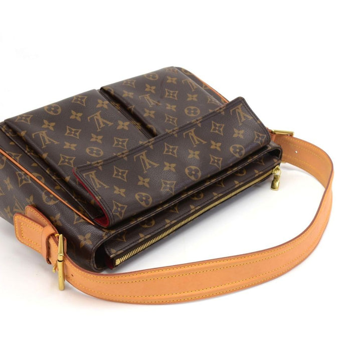 viva cite gm monogram canvas shoulder bag