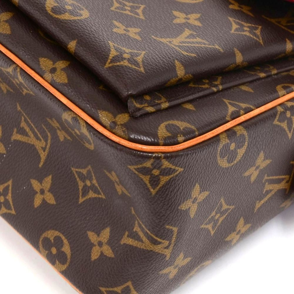 viva cite gm monogram canvas shoulder bag