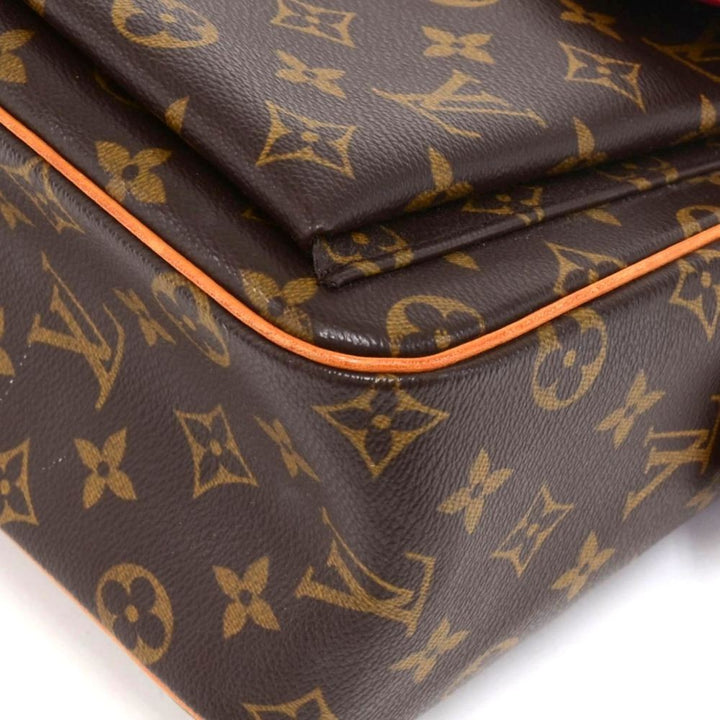 viva cite gm monogram canvas shoulder bag