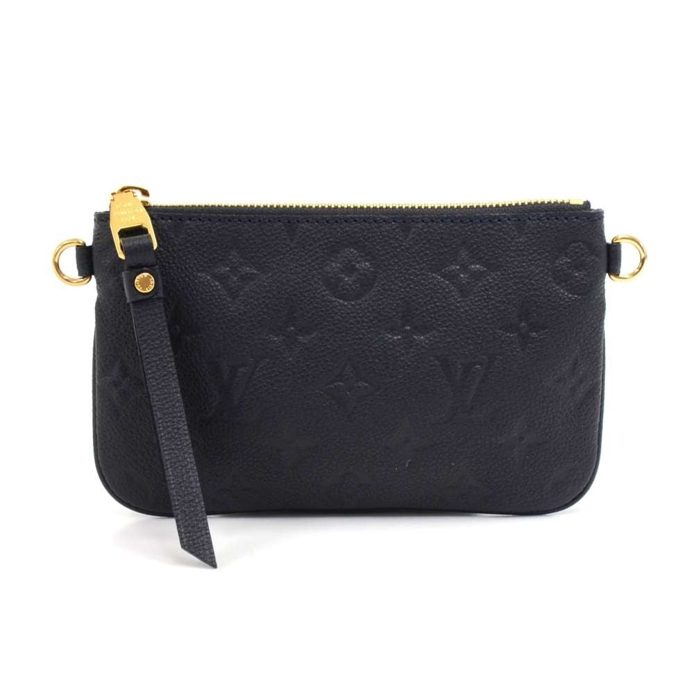 citadine empreinte leather pochette bag