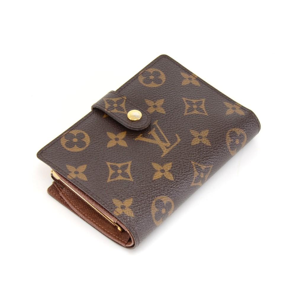 porte monnaie billets viennois monogram canvas bifold wallet