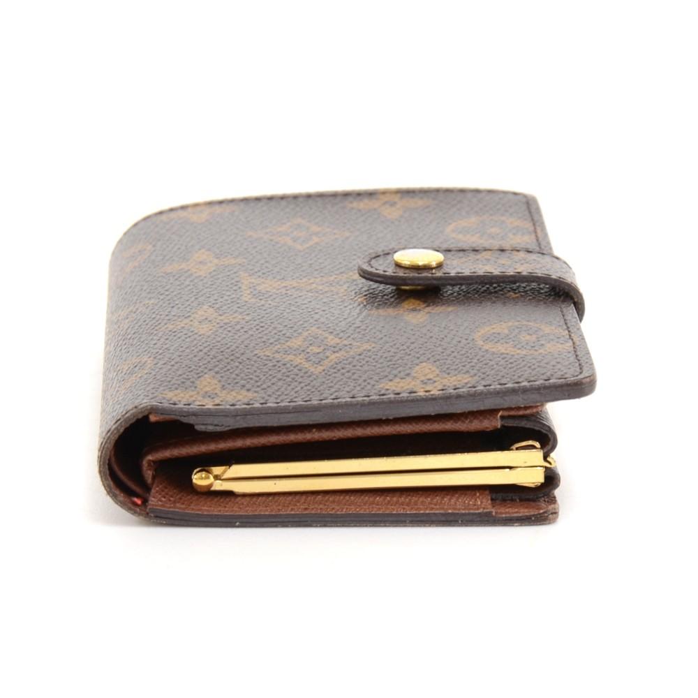 porte monnaie billets viennois monogram canvas bifold wallet