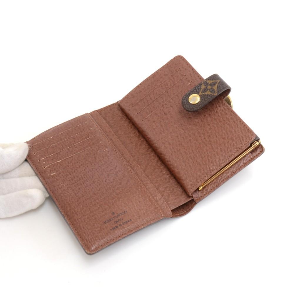 porte monnaie billets viennois monogram canvas bifold wallet