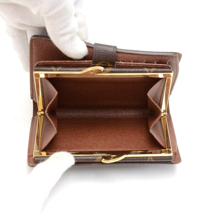 porte monnaie billets viennois monogram canvas bifold wallet