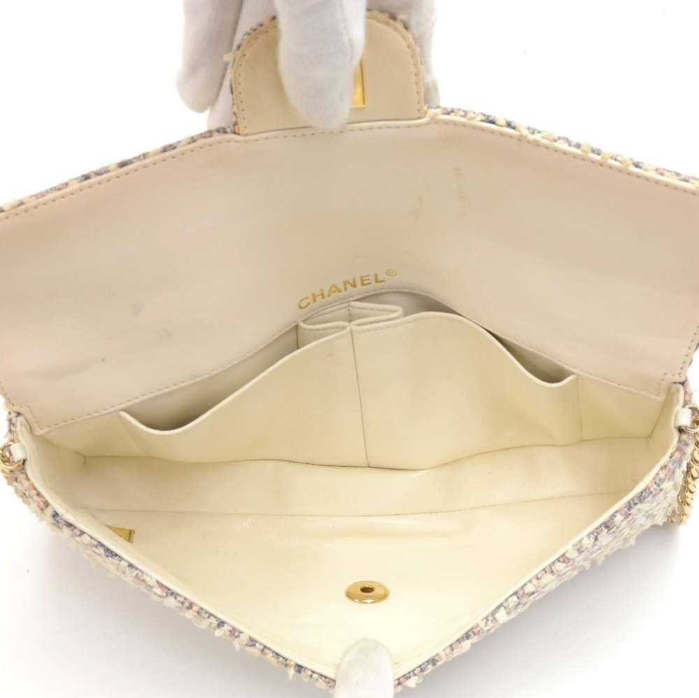 classic tweed rectangular flap bag