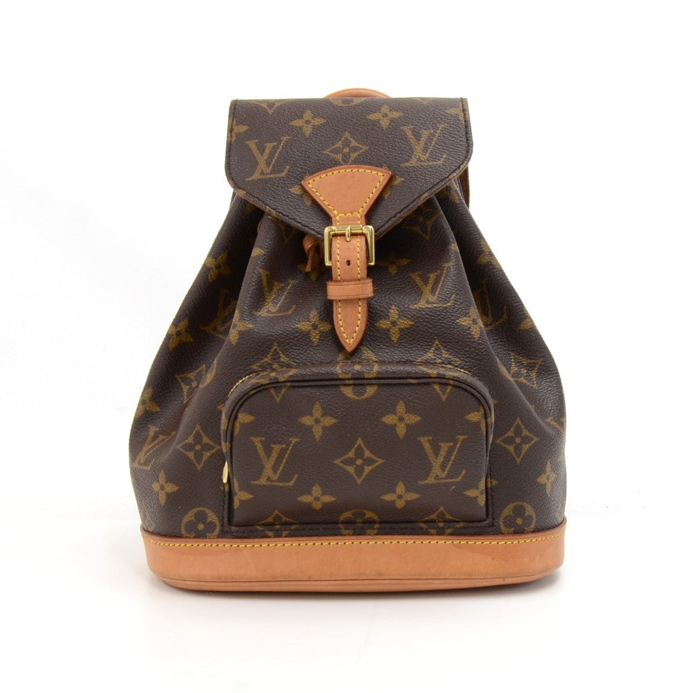 mini montsouris monogram canvas backpack bag