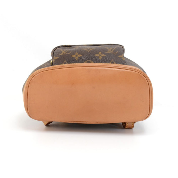 mini montsouris monogram canvas backpack bag