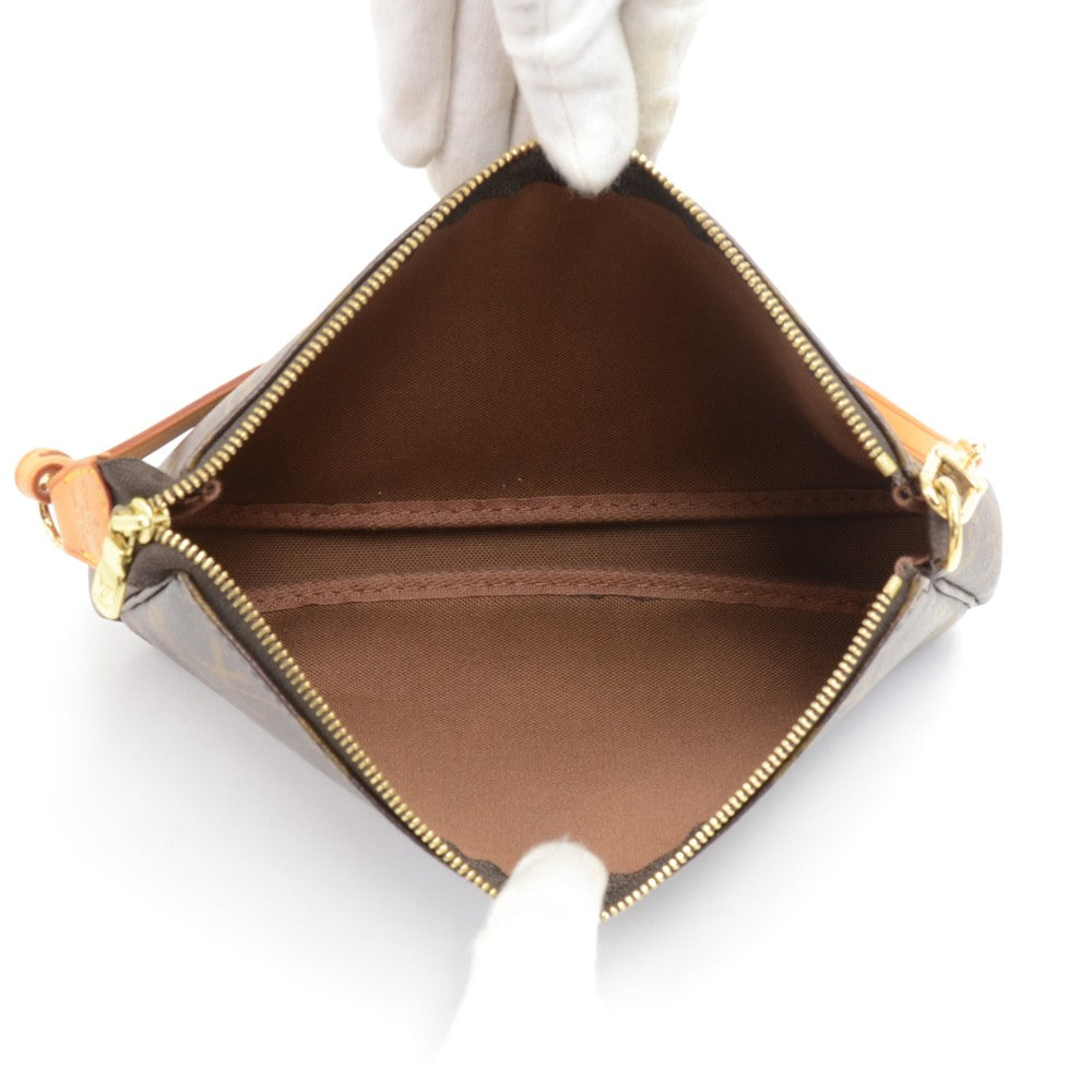 pochette accessoires monogram canvas evening bag