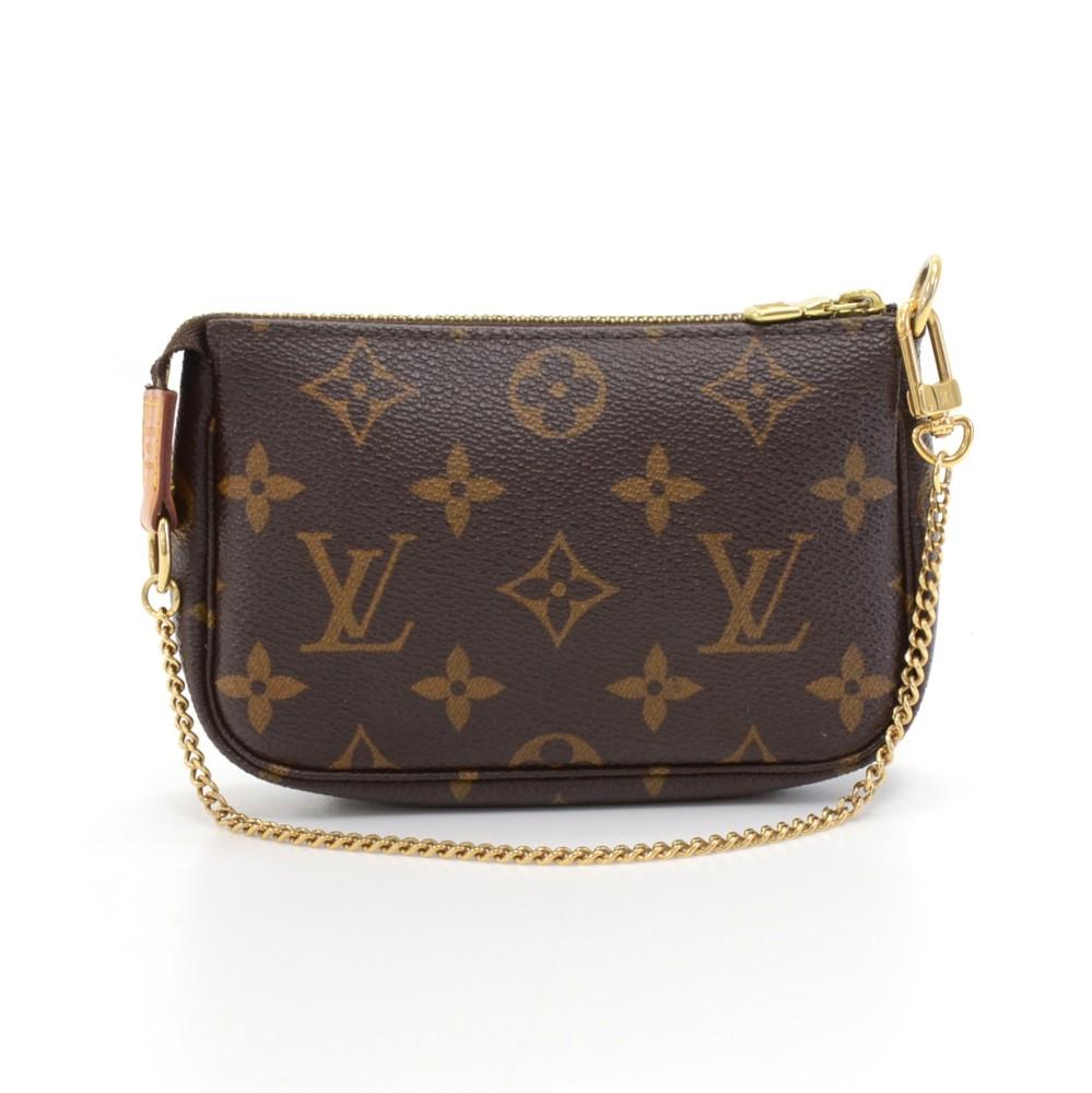 mini pochette accessoires monogram canvas evening bag