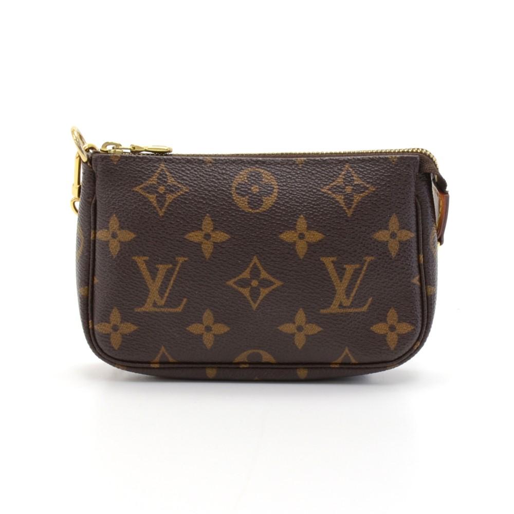 mini pochette accessoires monogram canvas evening bag