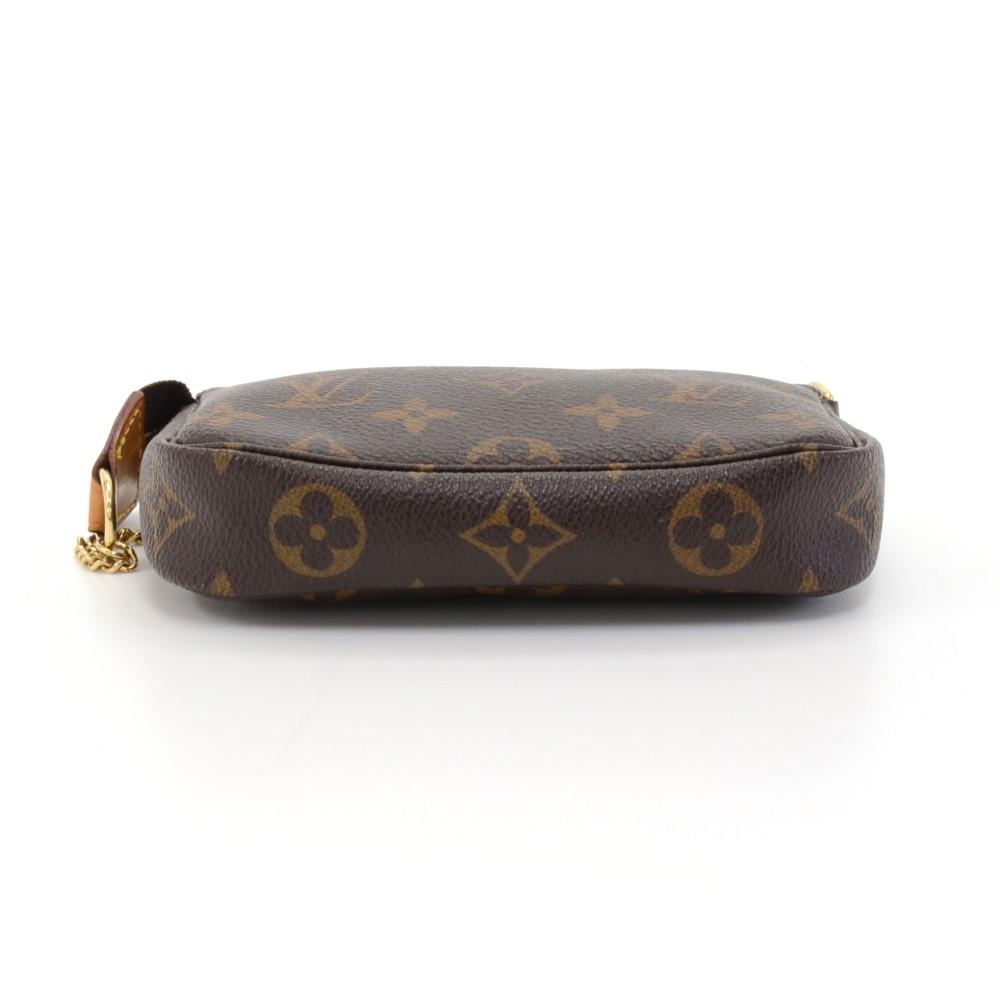 mini pochette accessoires monogram canvas evening bag