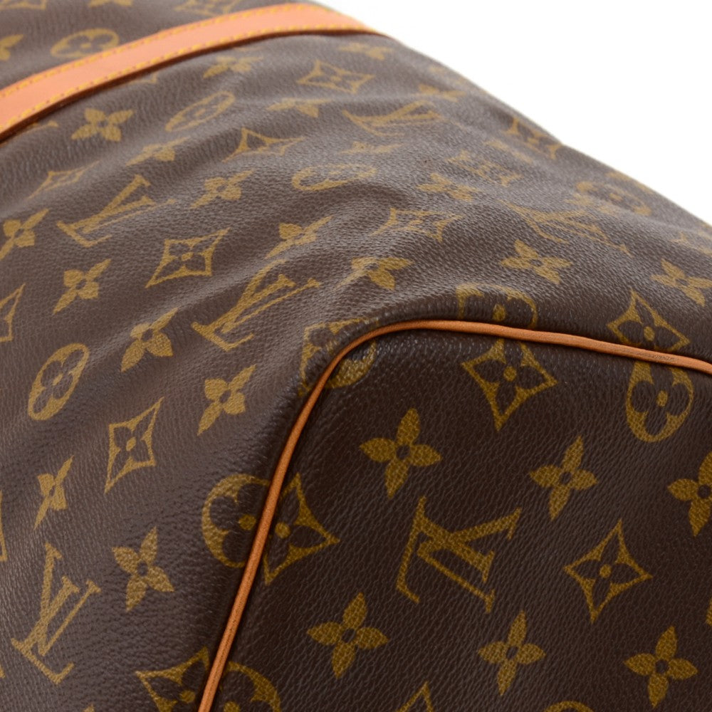 keepall 55 bandouliere monogram canvas travel bag with strap