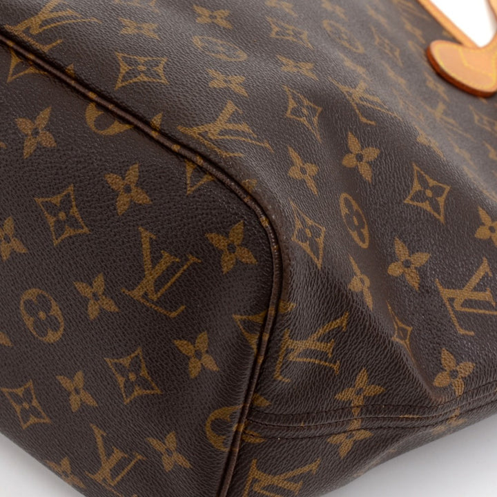 neverfull mm monogram canvas shoulder bag
